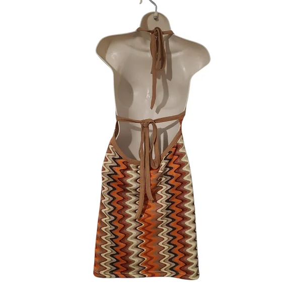 Knit Halter Neck Dress - Picture 4 of 4